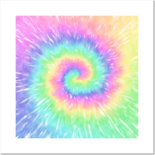 Pastel Tie Die Posters and Art